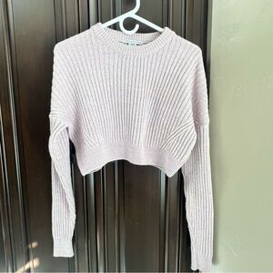 Urban Outfitters Lavender Pink Ribbed Sweater Size S